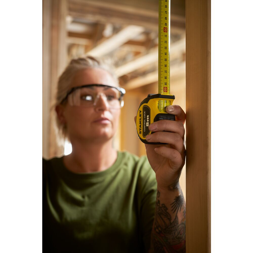 Stanley STHT37232-0, Ruleta 8m CONTROL-LOCK™, BladeArmor®, protectie din cauciuc, frana de deget, magnet detasabil, rupere la 3.5m, tru-zero, 8m x 25mm [9]