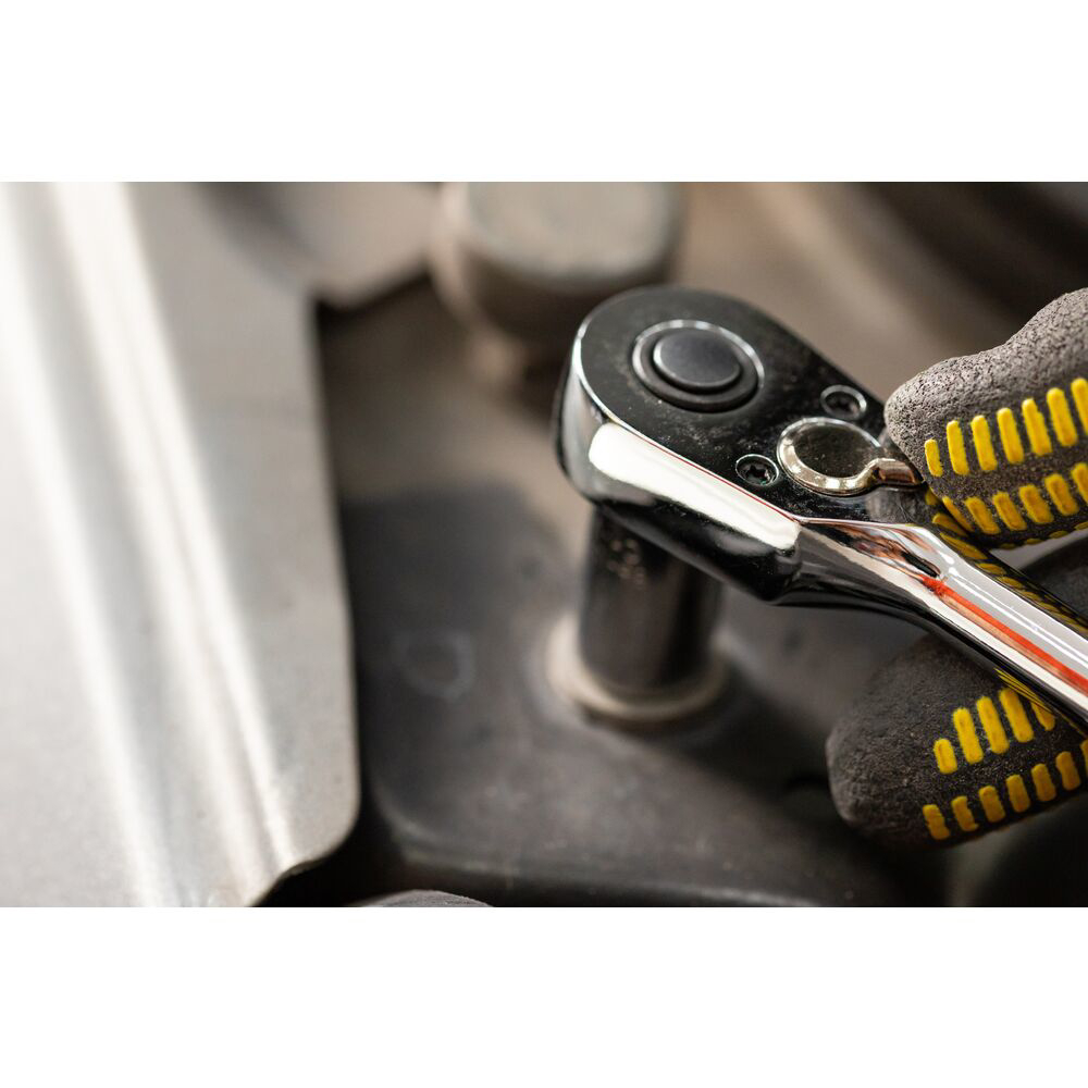 Stanley STMT82666-0, Set clichet 1/4', 72 dinti, 10 tubulare bihexagonale 5.5-14mm, eliberare rapida, maner bimaterial [5]