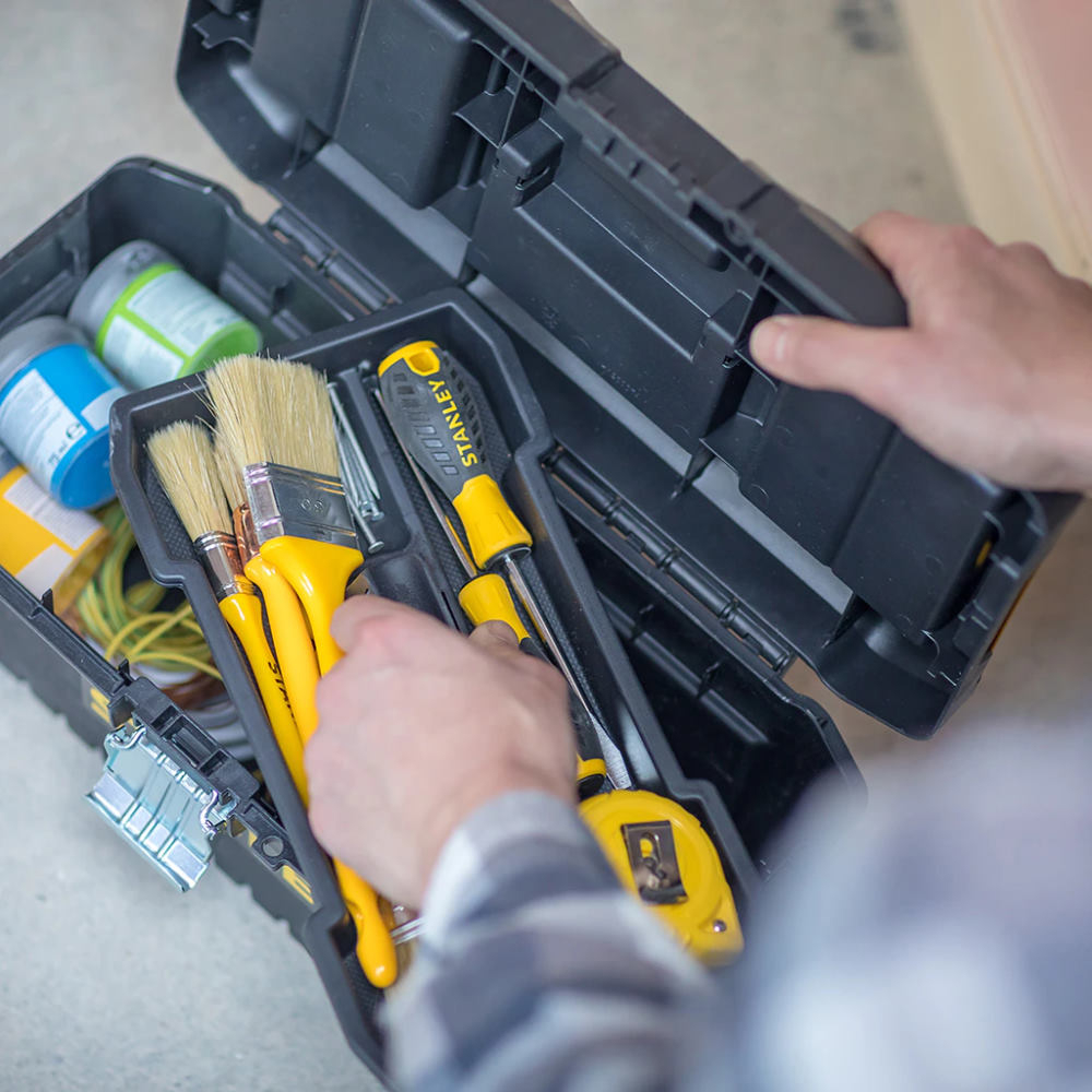 Stanley STST1-75518, cutie essential 16' cu inchidere metalica si 2 organizatoare [4]