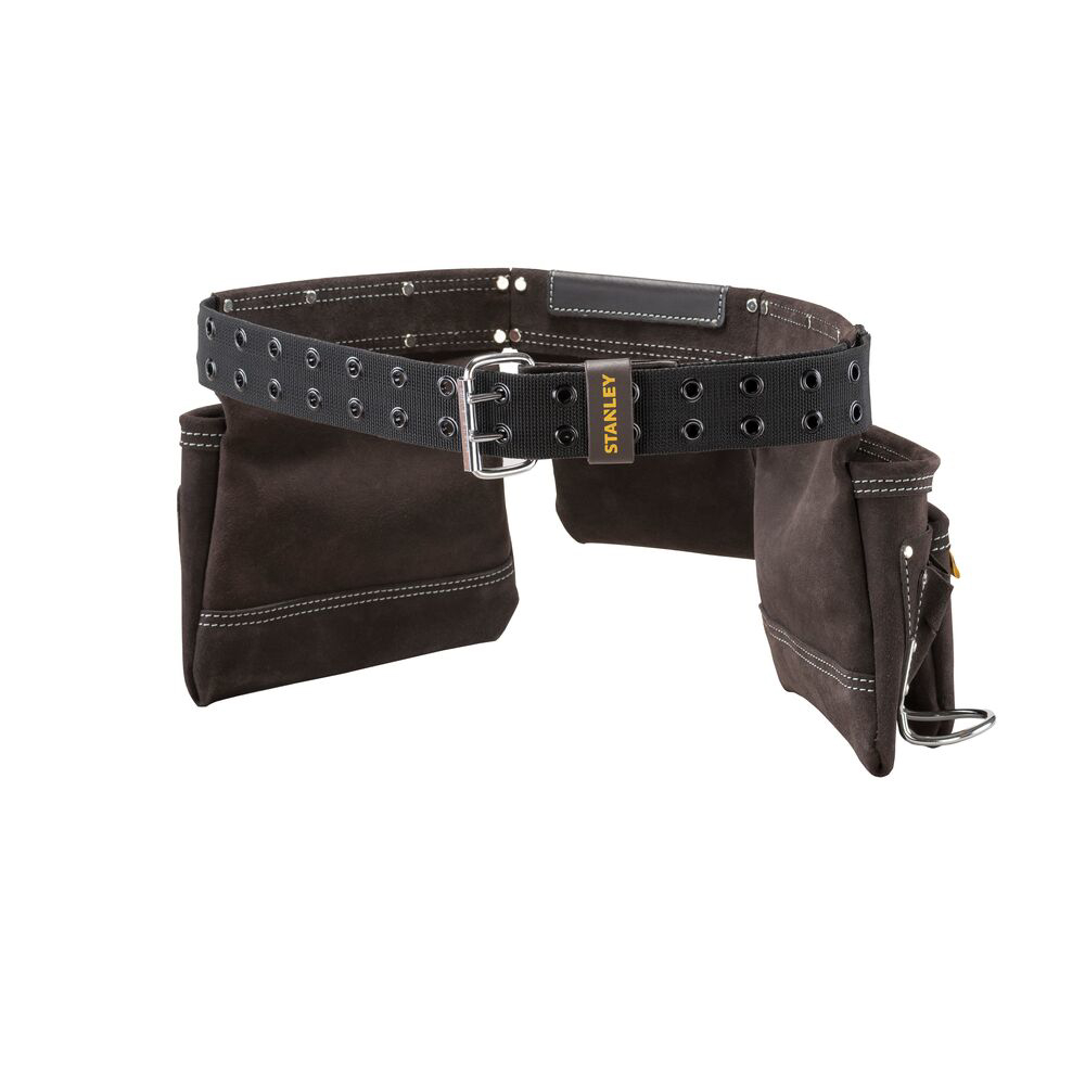 Stanley STST1-80113, curea cu buzunare din piele pentru unelte si scule, 48.6 x 6.8 x 8.9cm [5]