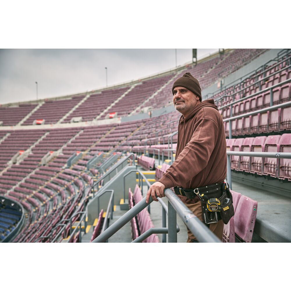 Stanley STST1-80113, curea cu buzunare din piele pentru unelte si scule, 48.6 x 6.8 x 8.9cm [11]