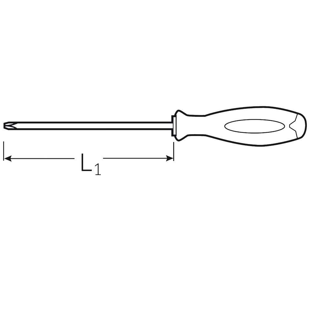 Surubelnita pentru electricieni, Proxxon 22344, profil SL/PZ2x100 [1]