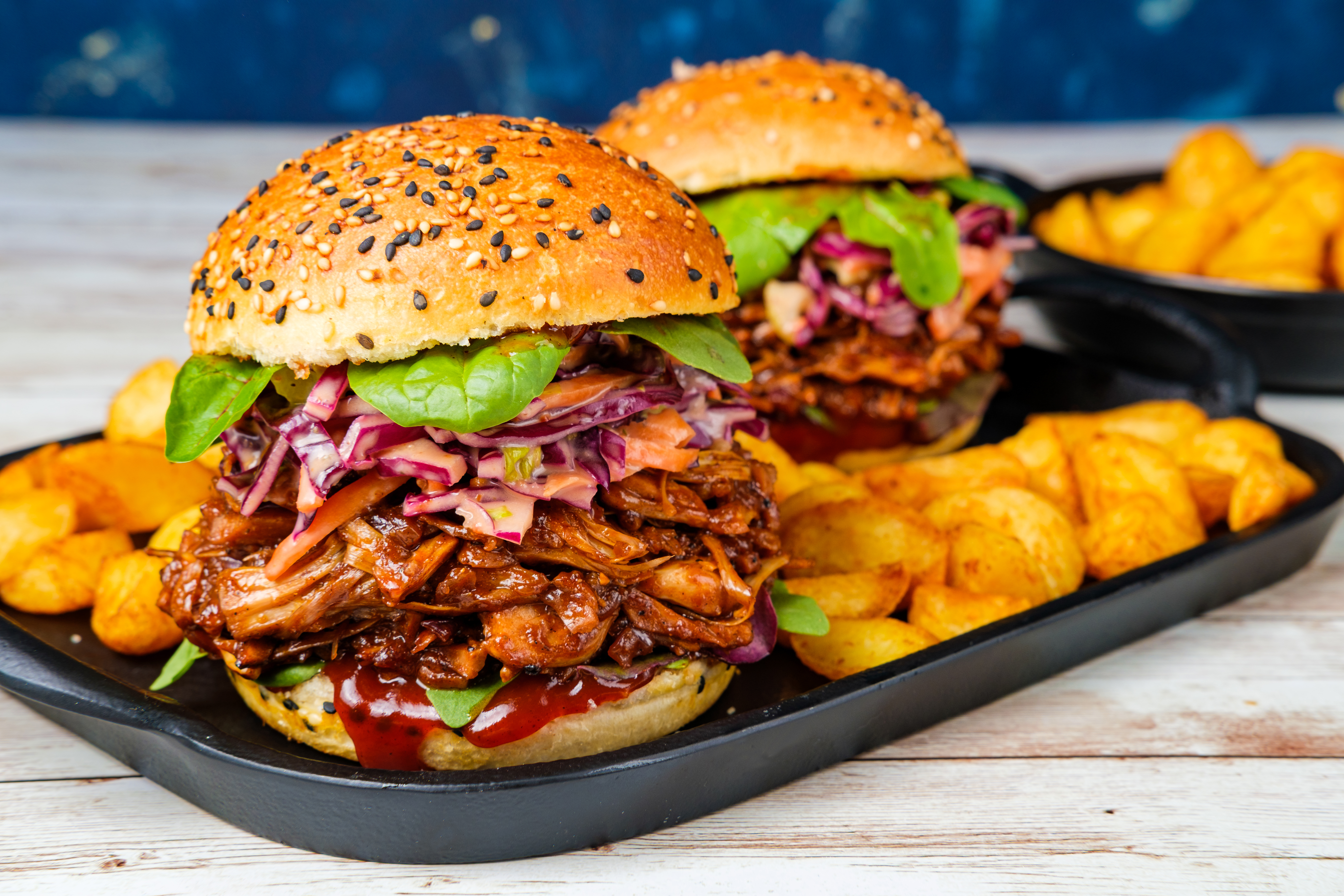 BURGER DE JACKFRUIT (VEGAN)