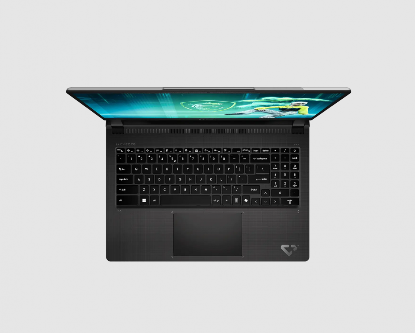 Laptop Gaming MSI Cyborg 15 Max C2WF-296XRO, cu procesor Intel Core 7 240H, 15.6'' IPS, 16 GB DDR5, 512 GB, nVidia GeForce RTX 5060, 8GB GDDR7, Fr OS, 2 ani Garantie [2]