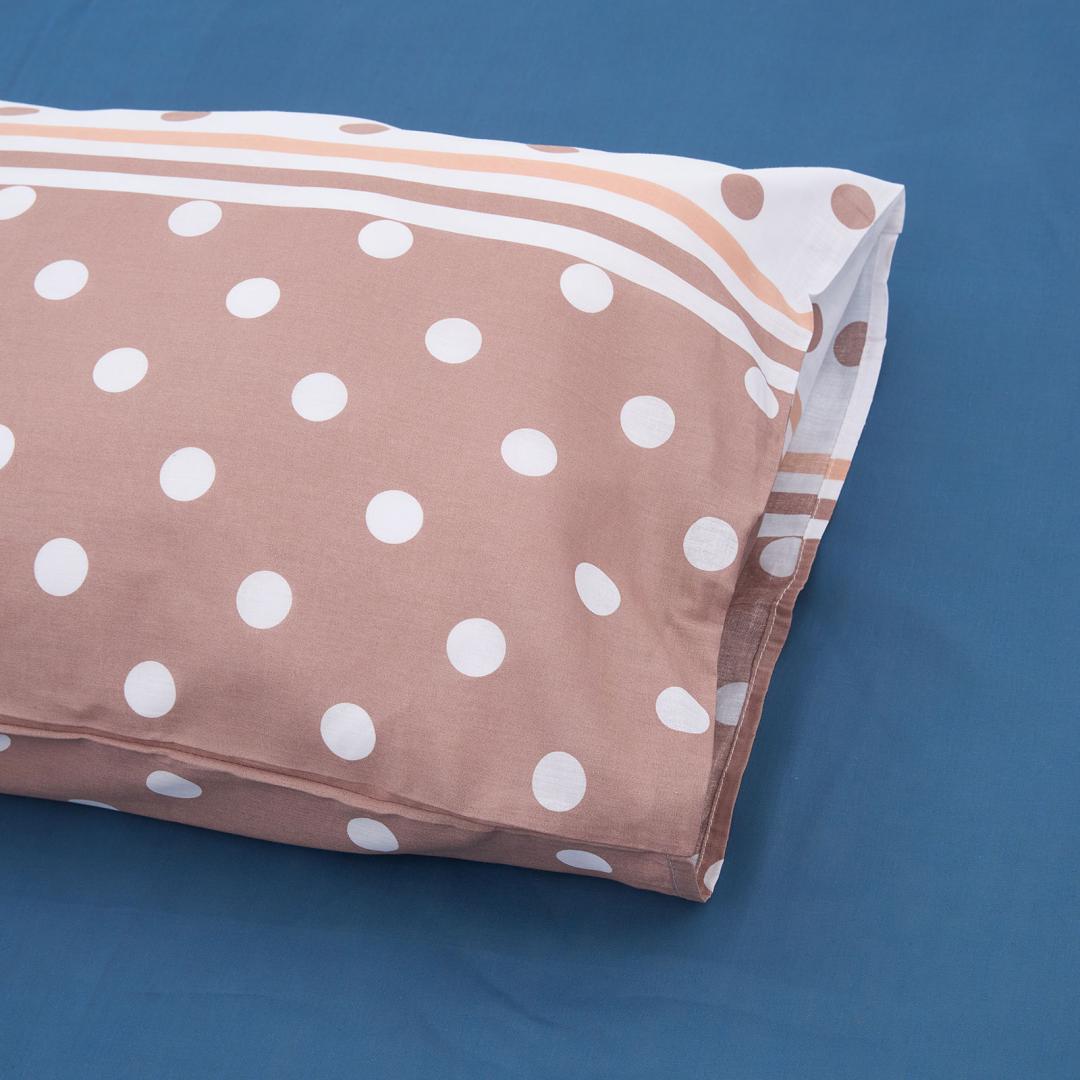 Lenjerie dubla 100% bumbac 4 piese, Polka [3]