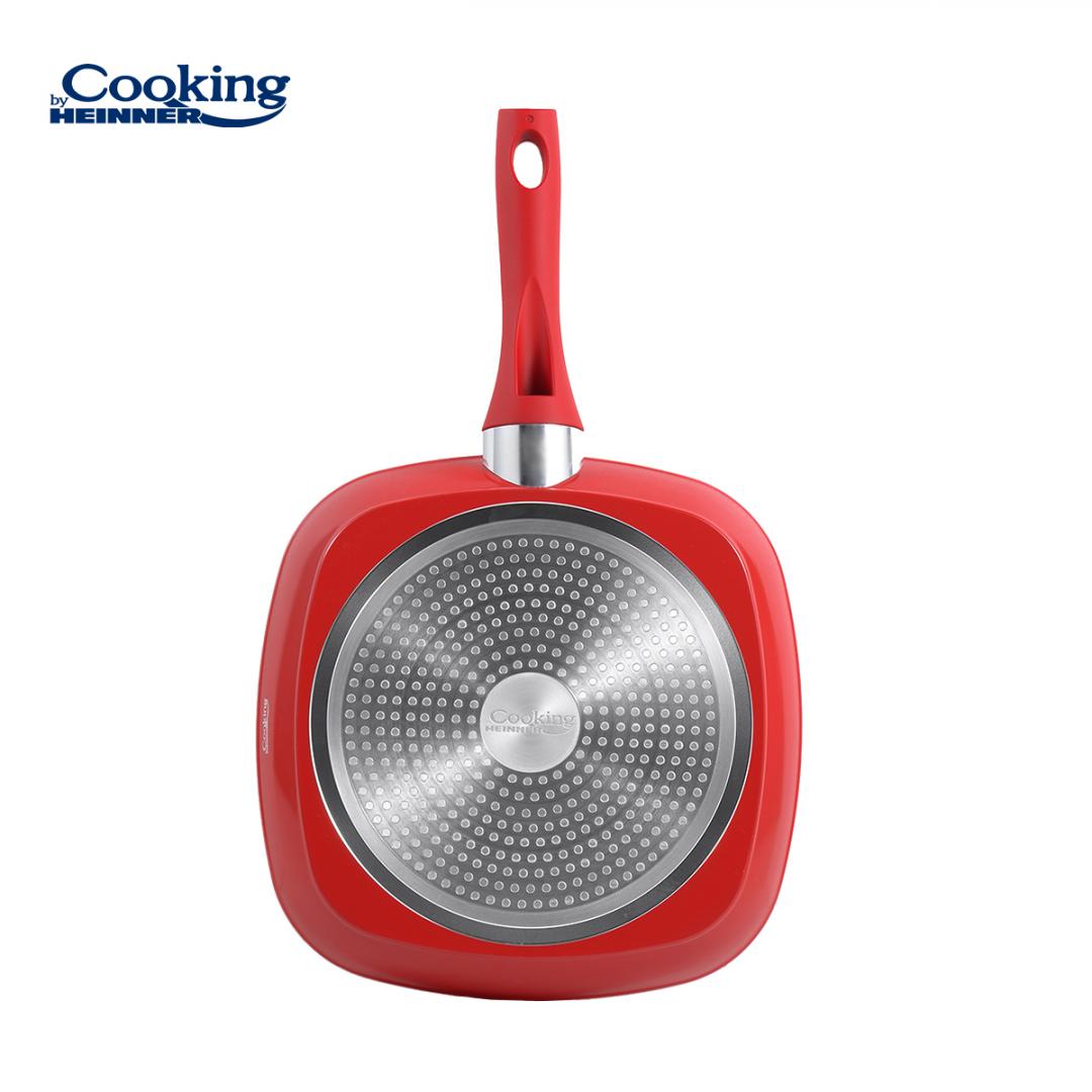 TIGAIE GRILL ALUMINIU FORJAT 28x4CM, RED STONE, COOKING BY HEINNER [1]