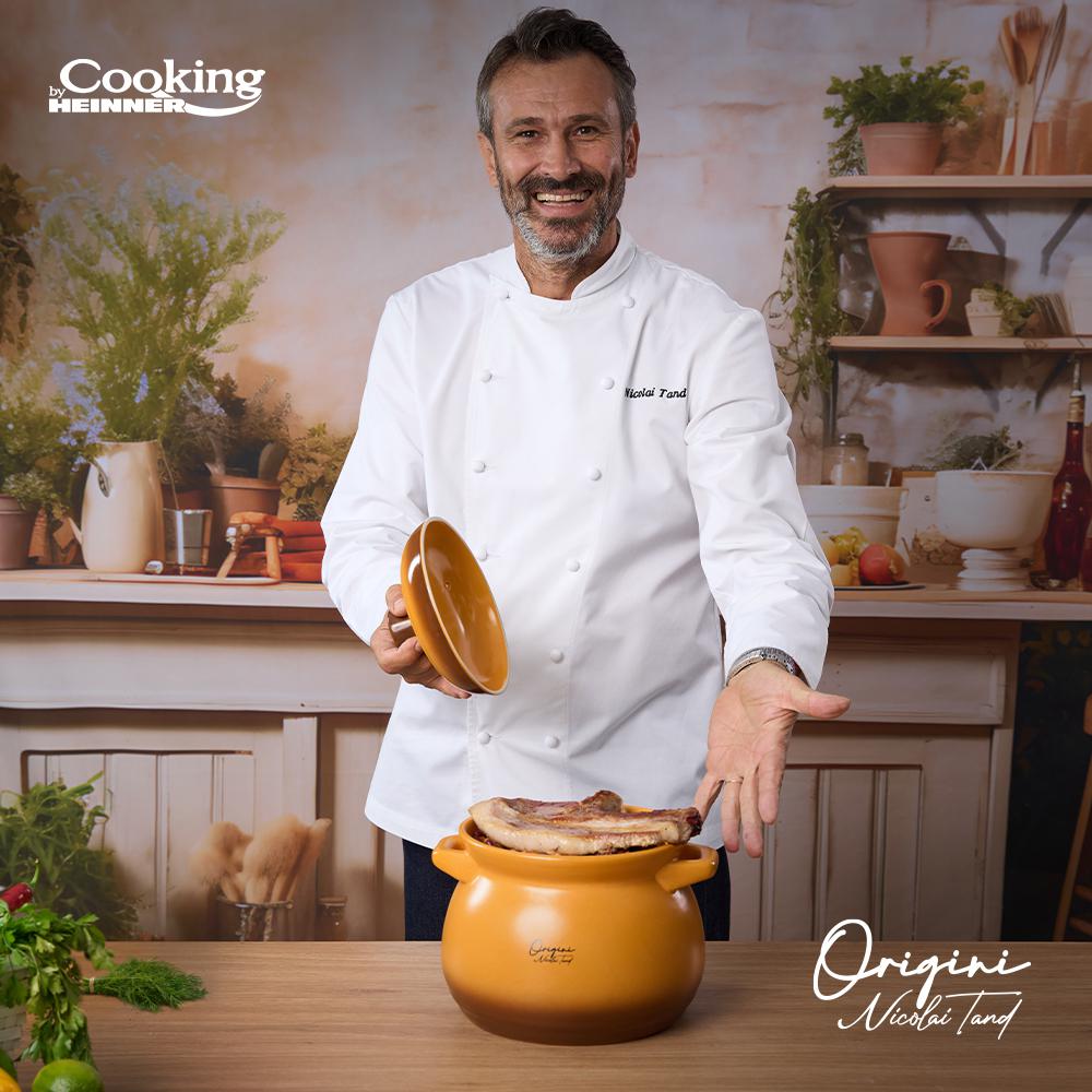 OALA CERAMICA CU CAPAC, 17x18 CM, 4.5 L, NICOLAI TAND, ORIGINI, COOKING BY HEINNER [9]