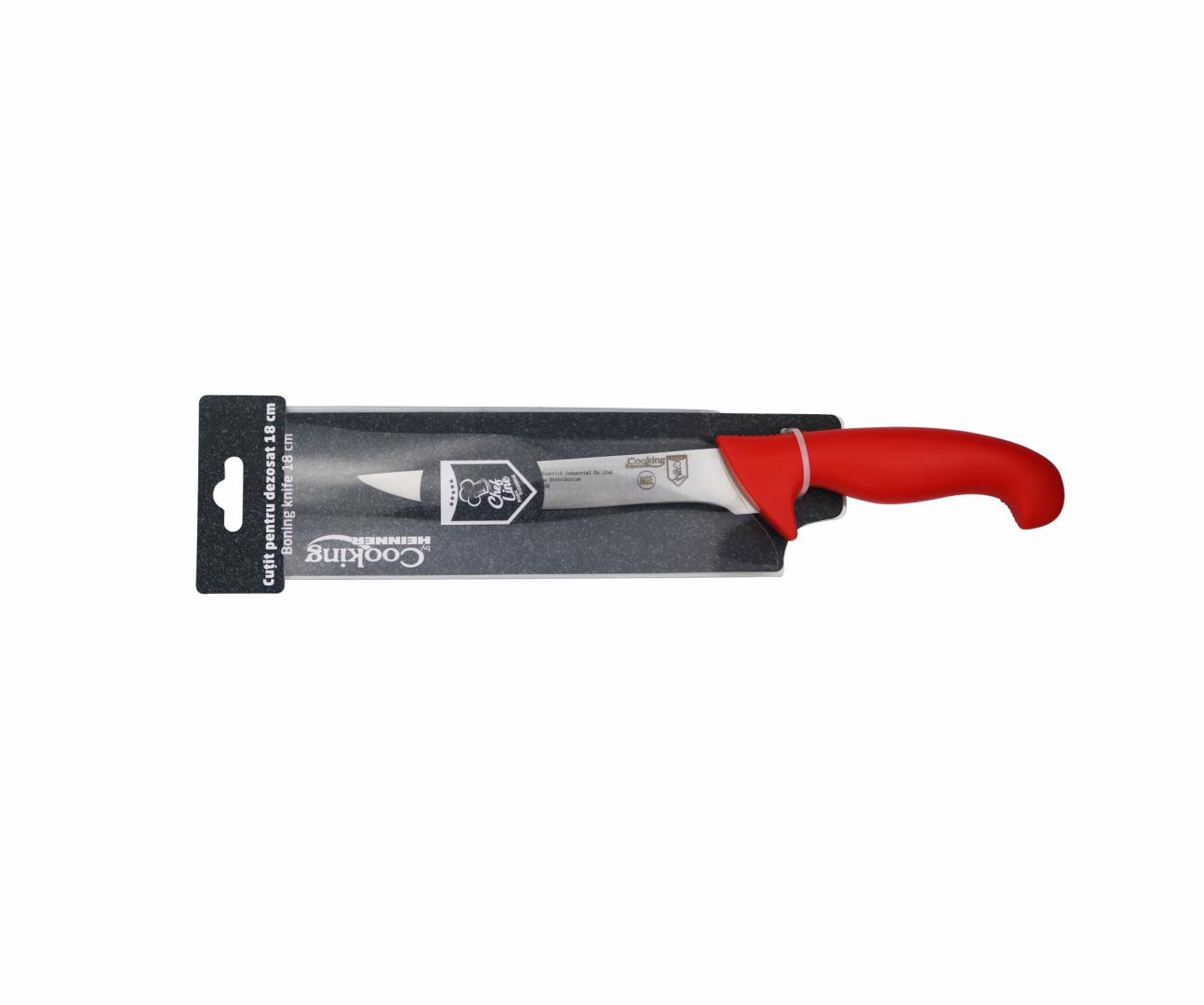 CUTIT DEZOSAT PROFESIONAL 18 CM, ROSU, CHEF LINE, COOKING BY HEINNER [2]
