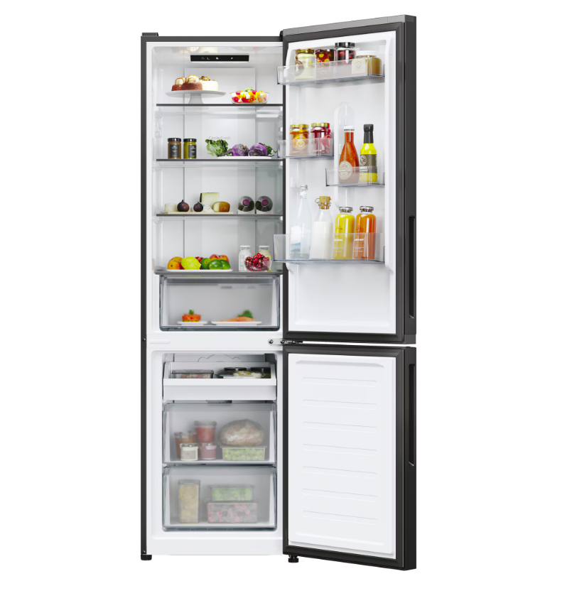 Combina frigorifica CANDY CNCQ2T518EB, No Frost, 279 l, H 182 cm, Clasa E, negru [1]