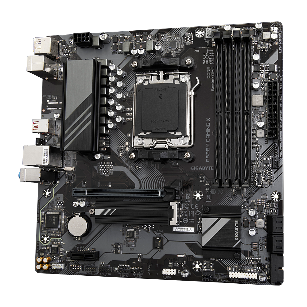Placa de baza Gigabyte A620M GAMING X, Socket AM5, DDR5, Micro-ATX [3]