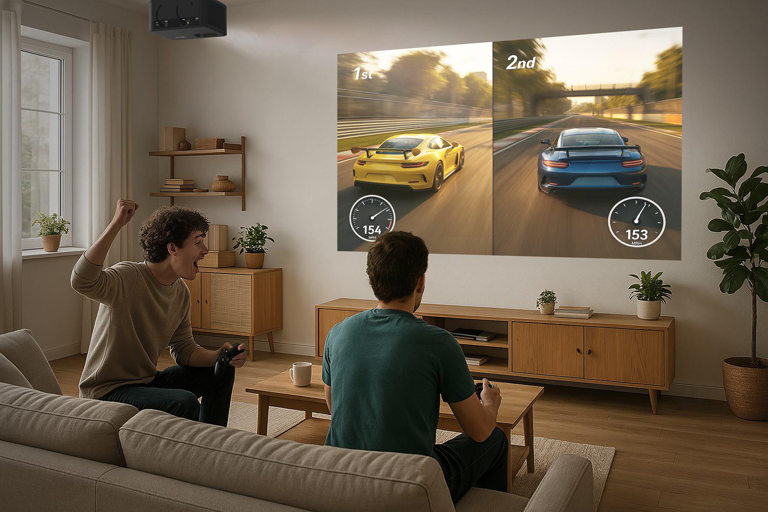 Videoproiectoare & Accesorii - Videoproiector Optoma Photon Life PK31, 4K UHD (3840x2160), 1600/ 900 lumeni, 200.000:1, 16:9/ 4:3, diagonala 1.52m ~ 3.81m (60" ~ 150"), 3LED 30.000 ore, distanta de proiectare 1.99m - 5.47m, HDMI 2.