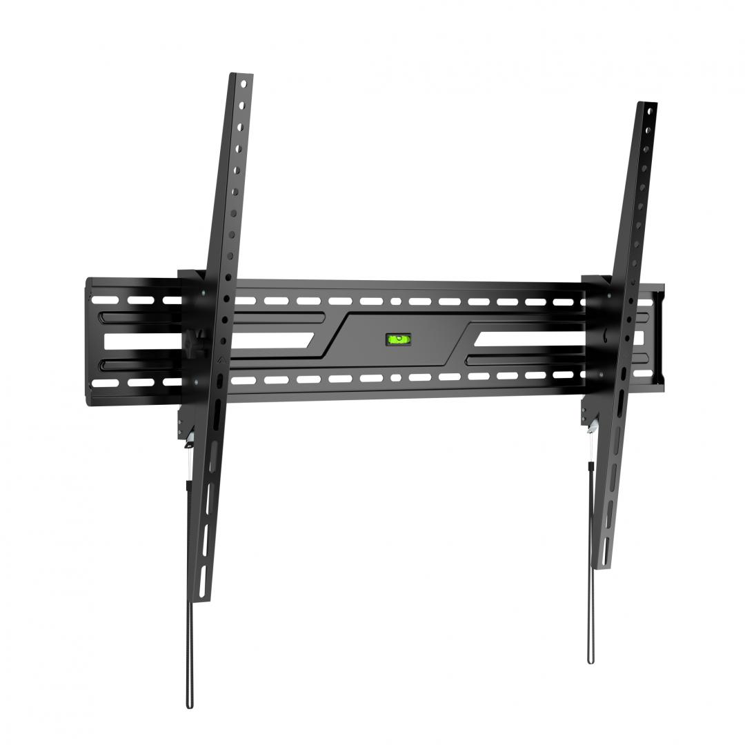Suport perete TV Serioux 43-100" Tilt 75kg Profil 85mm Material: Otel Finisarea suprafeței: vopsea electrostatica Dimensiune ecran: 43"-100" Compatibilitate VESA: 75x75, 100x100, 100x150, 150x100, 100 [1]