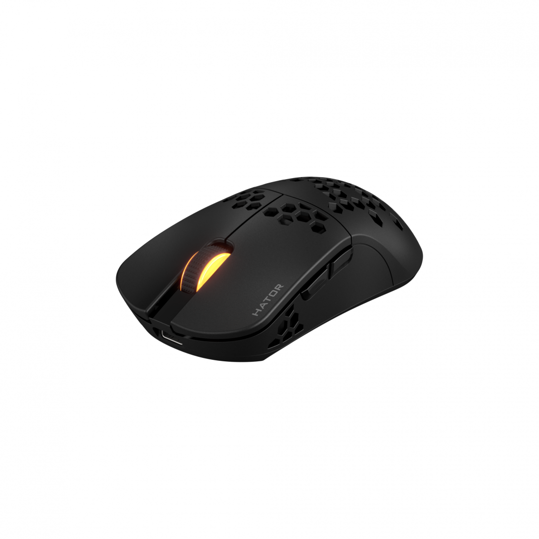 Mouse - Mouse Gaming Wireless Hator Stellar Pro, 26000 dpi, negru