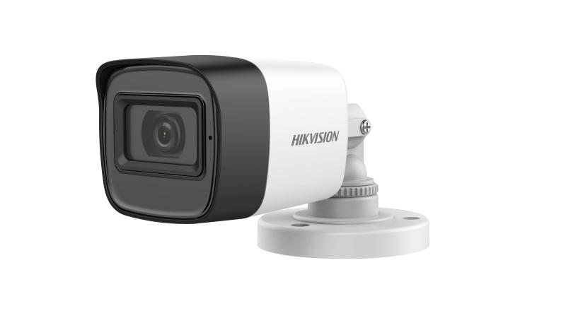 Camere supraveghere - Camera de supraveghere Mini Bullet 2MP Hikvision DS-2CE16D0T- ITPFS(2.8MM), lentila fixa: 2.8mm, iluminare min.: 0.01 Lux @ (F2.0, AGC ON), 0 Lux cu IR: 25m, iesire: TVI/AHD/CVI/CVBS, alimentare: 12 V