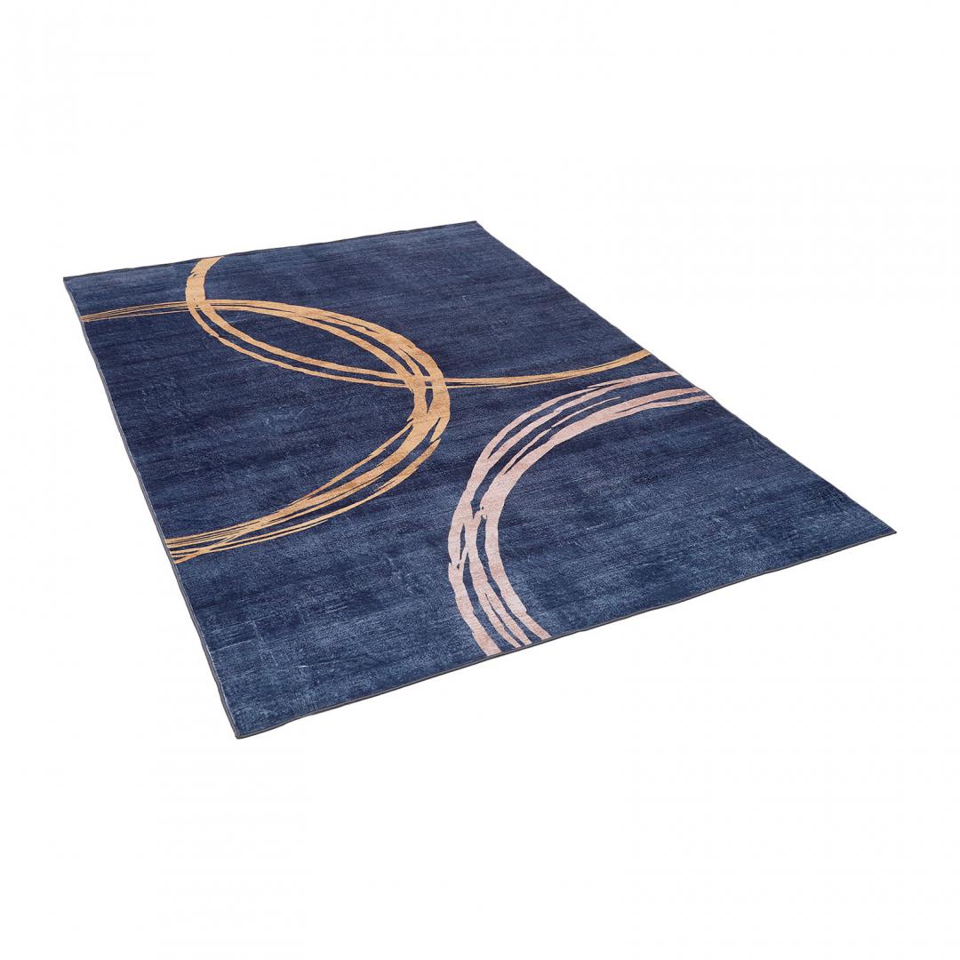 Covor printat, CIRCLE 160x230 cm, lavabil cu spate antialunecare, inaltime fir 3mm [2]