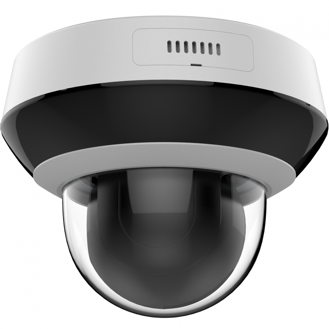 Camera de supraveghere IP Mini Dome PTZ 4X Outdoor 4MP Hikvision DS-2DE2A404IWG1-E/W, lentila varifocala: 2.8-12mm, iluminare min: Color: 0.005 Lux @ (F1.8, AGC ON),B/W: 0.001 Lux @ (F1.8, AGC ON),0 L [1]