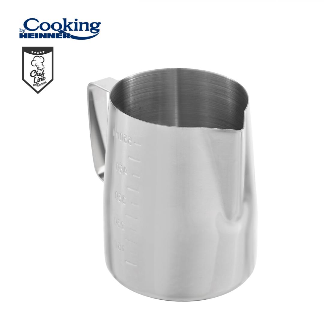CANA INOX LAPTE 550 ML, COOKING BY HEINNER, CHEF LINE [1]
