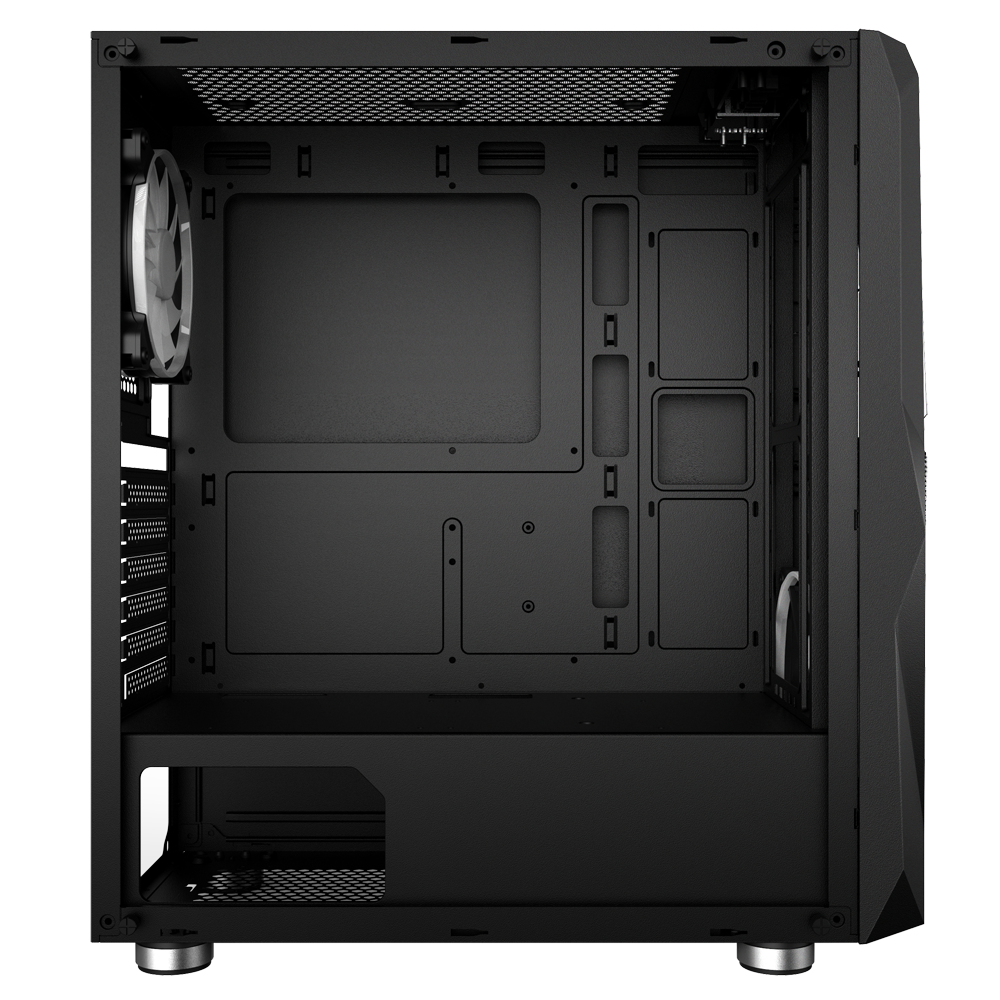 Carcasa NJOY Fort, RGB, Mid Tower, Black [2]