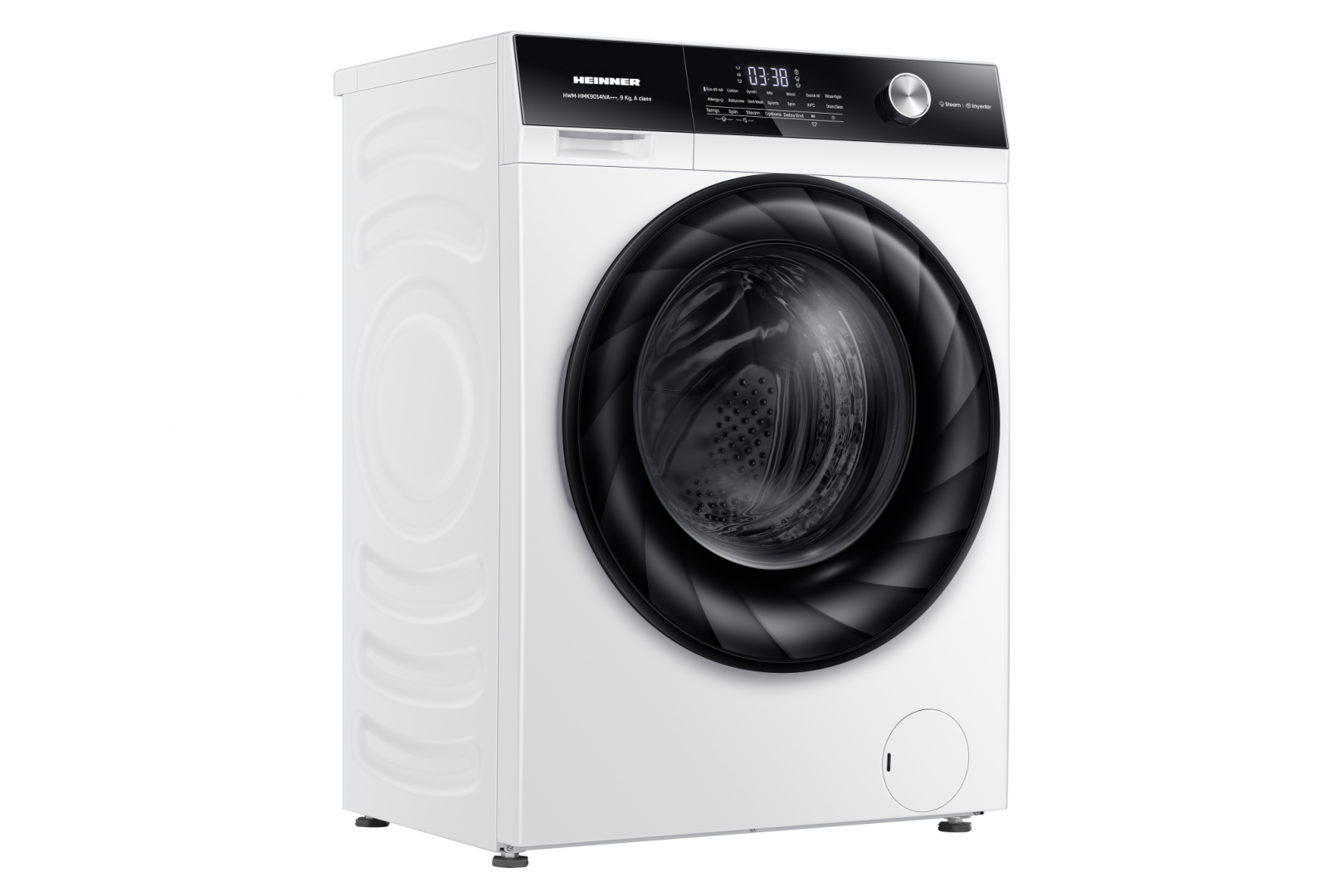 Masina de spalat rufe HEINNER HWM-HMK9014IVA+++, 9 Kg, 1400 rpm, Clasa: A, Alb [5]