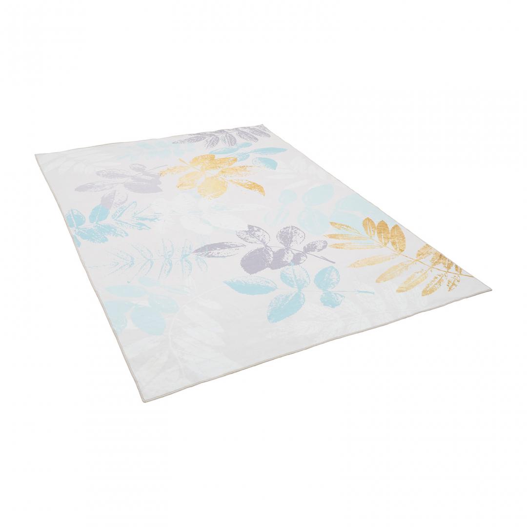 Covor printat, LEAFS 160x230 cm, lavabil cu spate antialunecare, inaltime fir 3mm [2]