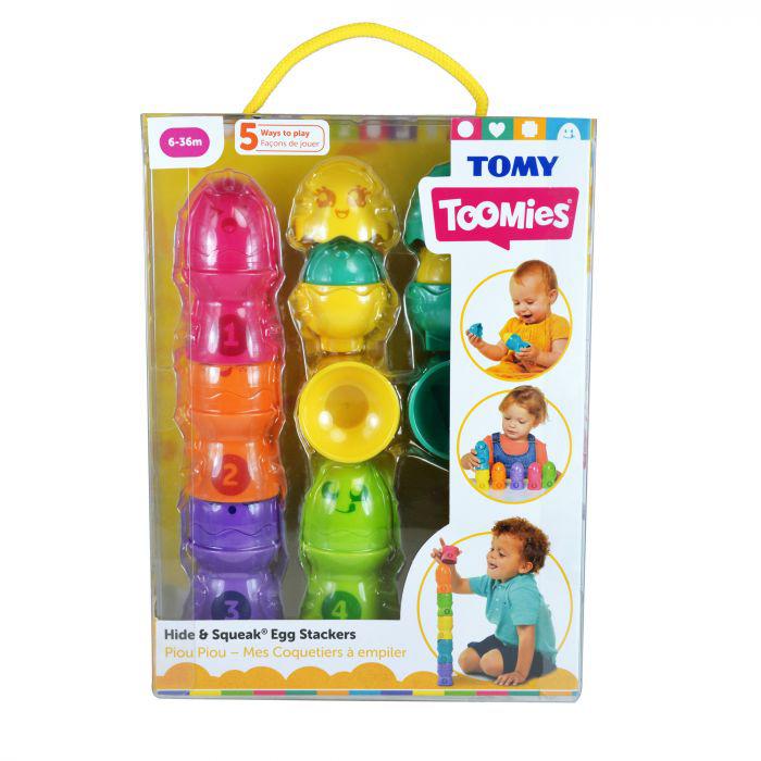 Jucarii interactive bebelusi - JOC CU OUA SI FORME COLORATE, TOMY