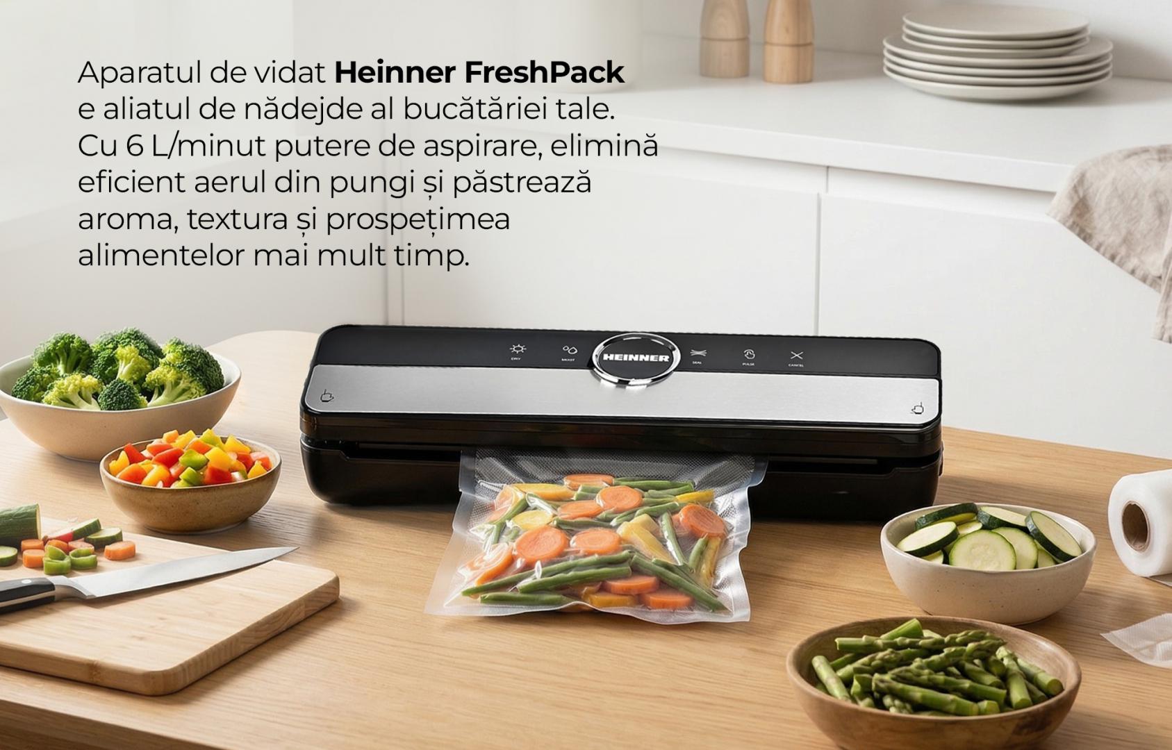 Aparat de vidat și sigilat HEINNER FreshPack HAV-K1306BK [6]