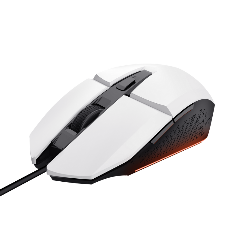 Mouse Gaming Trust GXT 109W Felox, 6400 DPI, alb [2]