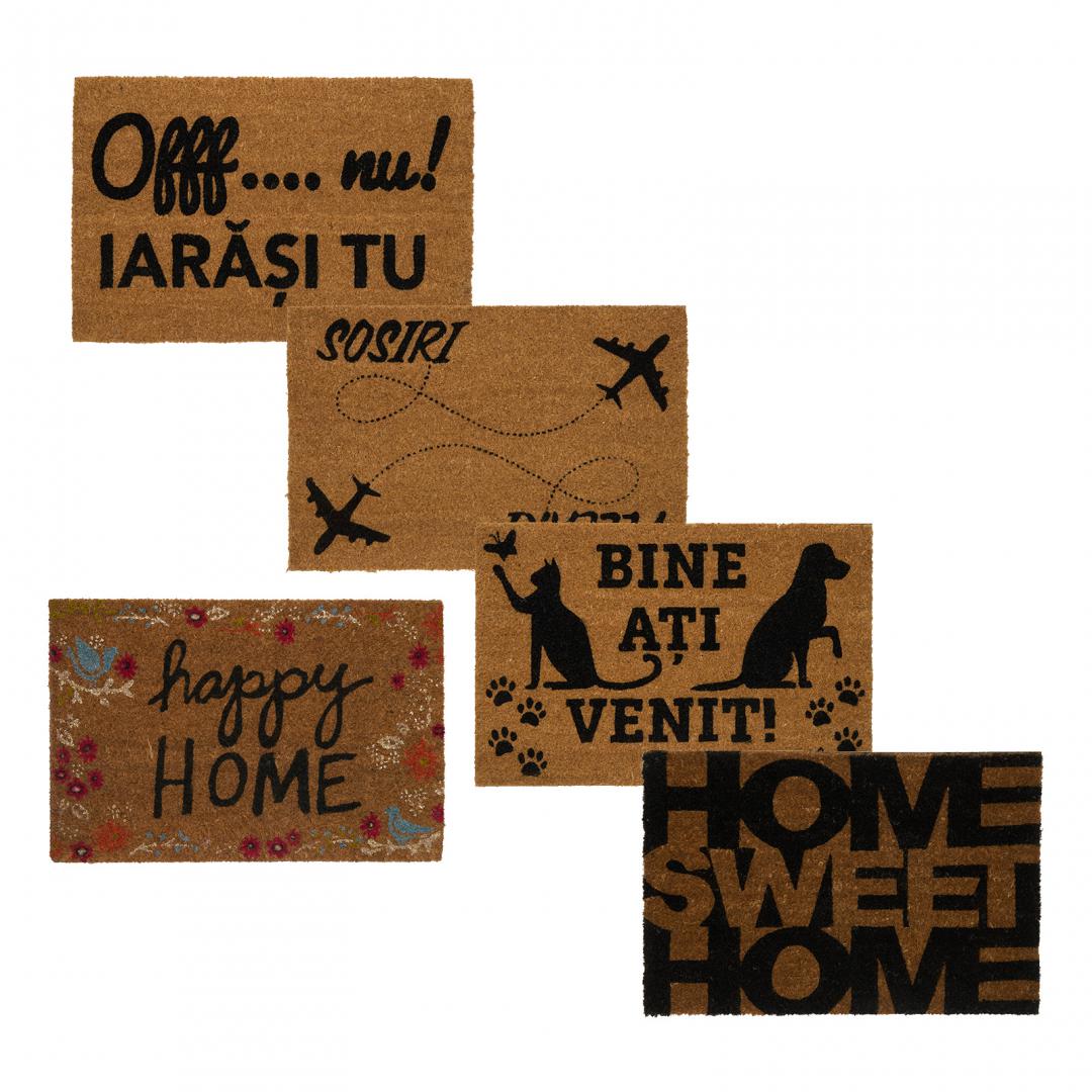 Covorase intrare - COVORAS INTRARE ANTIDERAPANT 60X40 CM, FAMILY, HEINNER HOME
