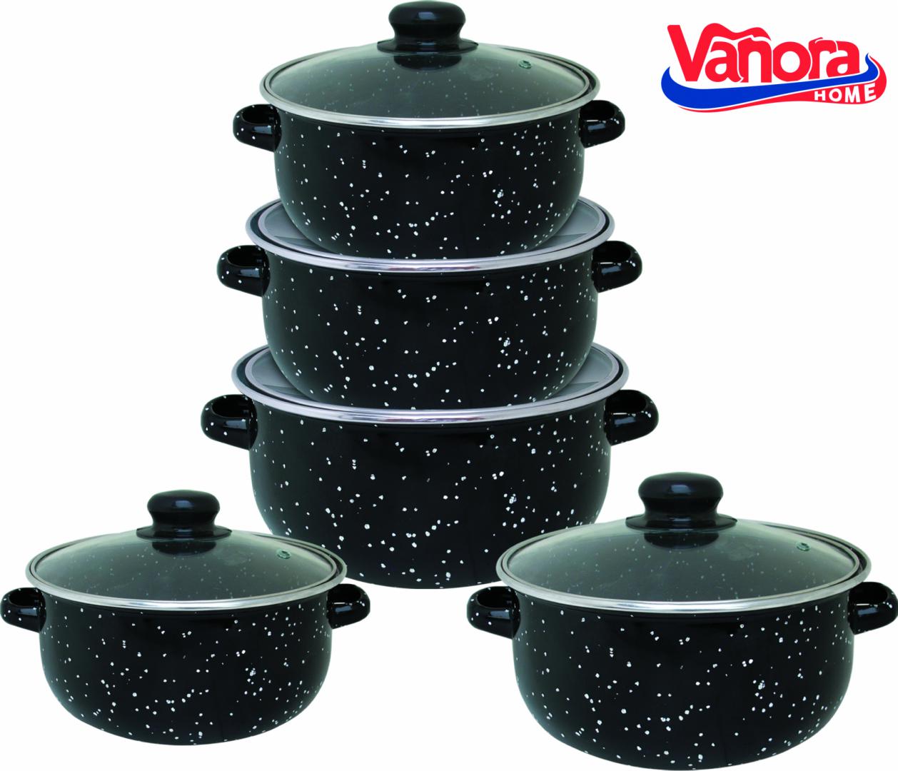 SET GATIT 10 PIESE EMAILAT , PETRA, VANORA HOME [1]