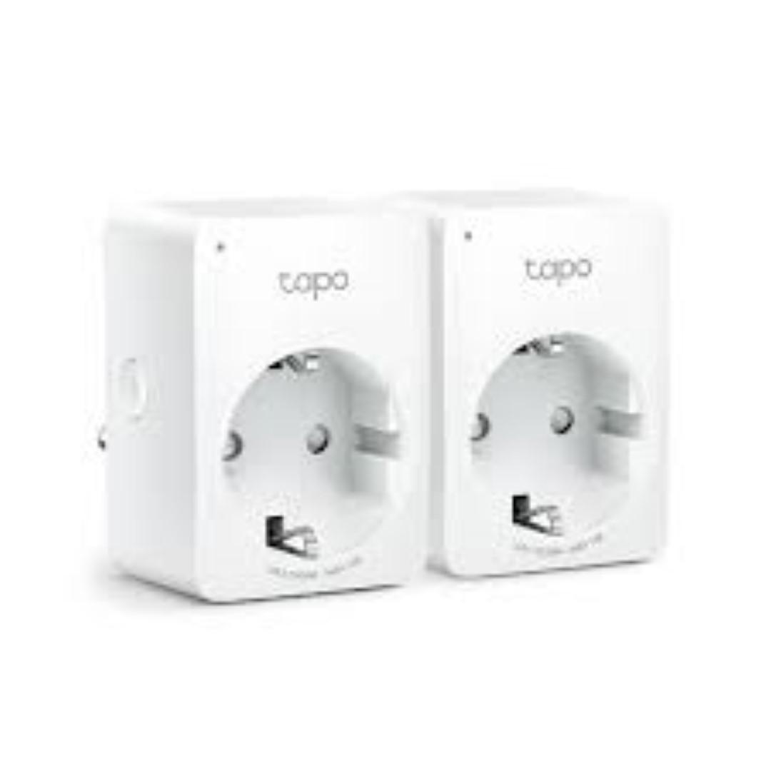 Automatizari casa - TP-Link MINI SMART WI-FI SOCKET TAPO P100 (2-PACK), Protocol: IEEE 802.11b/g/n, Bluetooth 4.2 (for onboarding only), 2.4 GHz, Android 4.4 or higher, iOS 9.0 or higher, AC 220-240 V~50/60 Hz 10 A, Maxi
