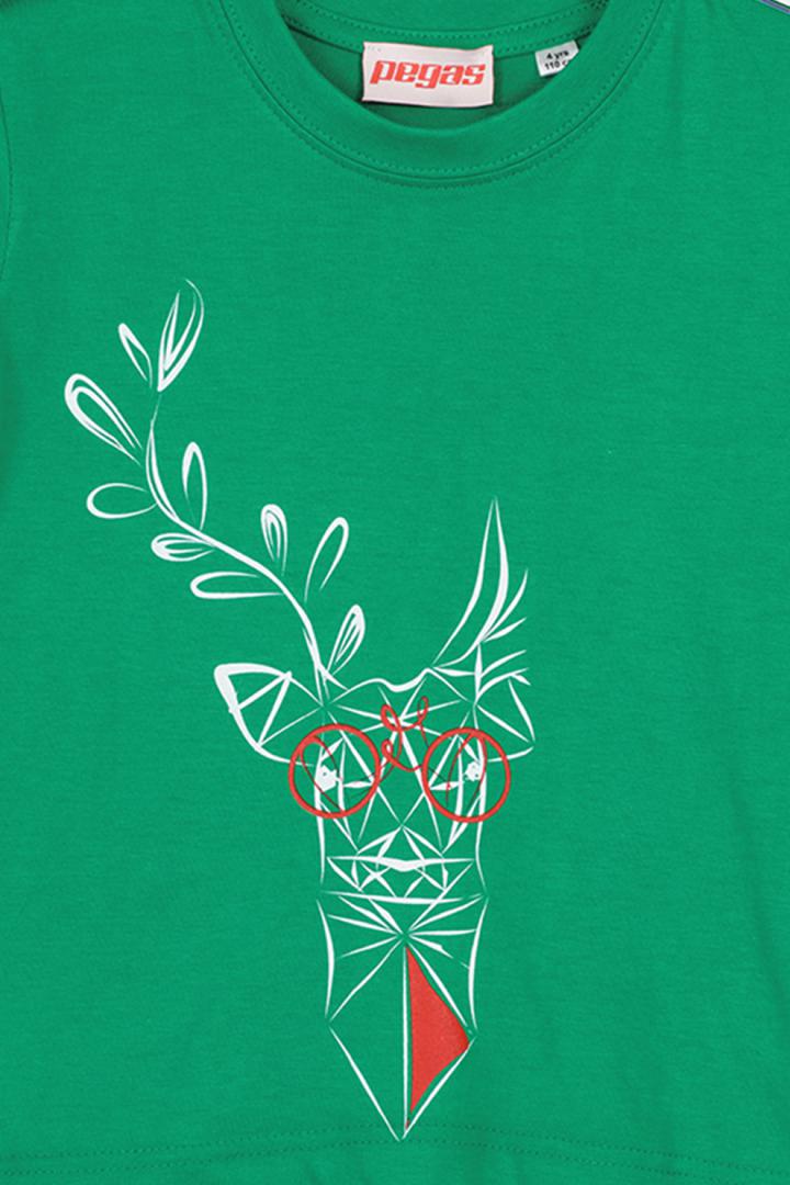 TRICOU CERB FAMILIE COPII K GREEN-4 [2]