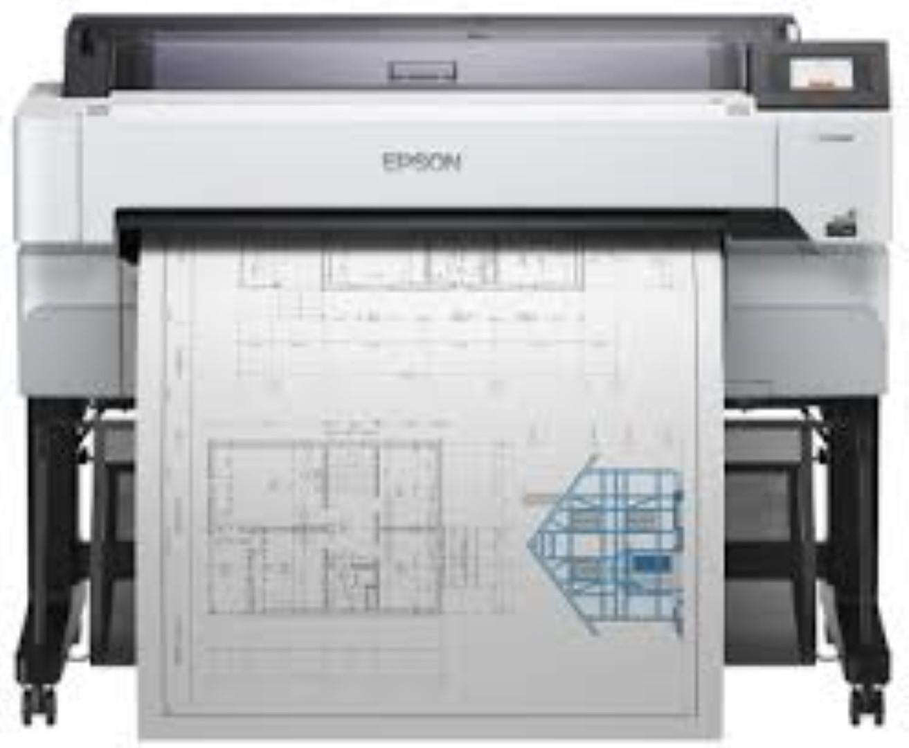Imprimante de format mare - Plotter multifunctional Epson Surecolor SC-T5400M 36", (Imprimare, Scanare, Copiere) format A0, 4 culori, rezolutie maxima printare 2.400 x 1.200 dpi, cerneala Epson Ultrachrome XD2, Memorie 1Gb, Limb