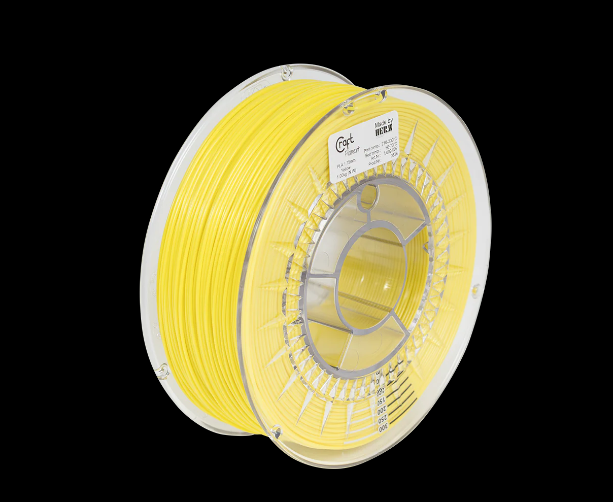 Accesorii imprimare 3D - CRAFTBOT 3D PRINTING FILAMENT, Material: PLA, Culoare: Galben, 1KG.
