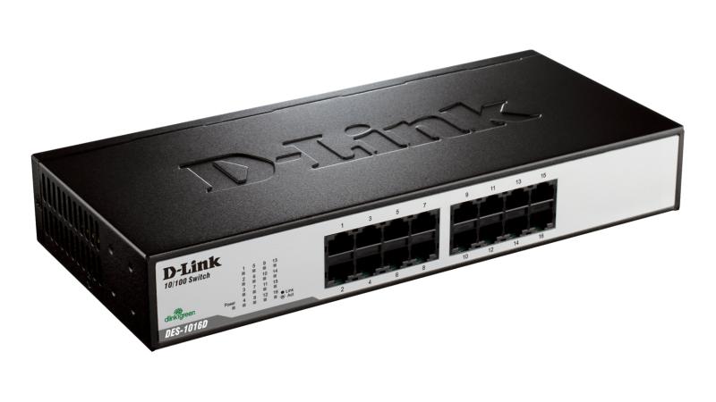 Switch D-Link DES-1016D, 16 porturi, 10/100 Mbps [1]