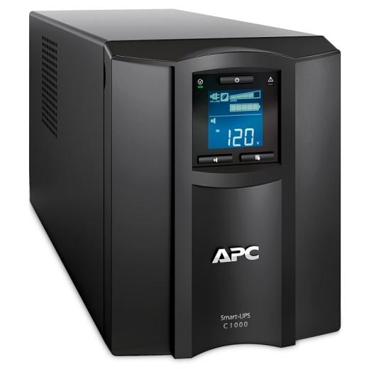 UPS - UPS APC Smart-UPS C 1000VA, 600W, LCD, Tower