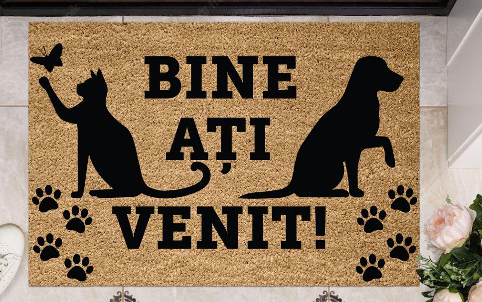 COVORAS INTRARE ANTIDERAPANT 60X40 CM, PAWS, HEINNER HOME [3]