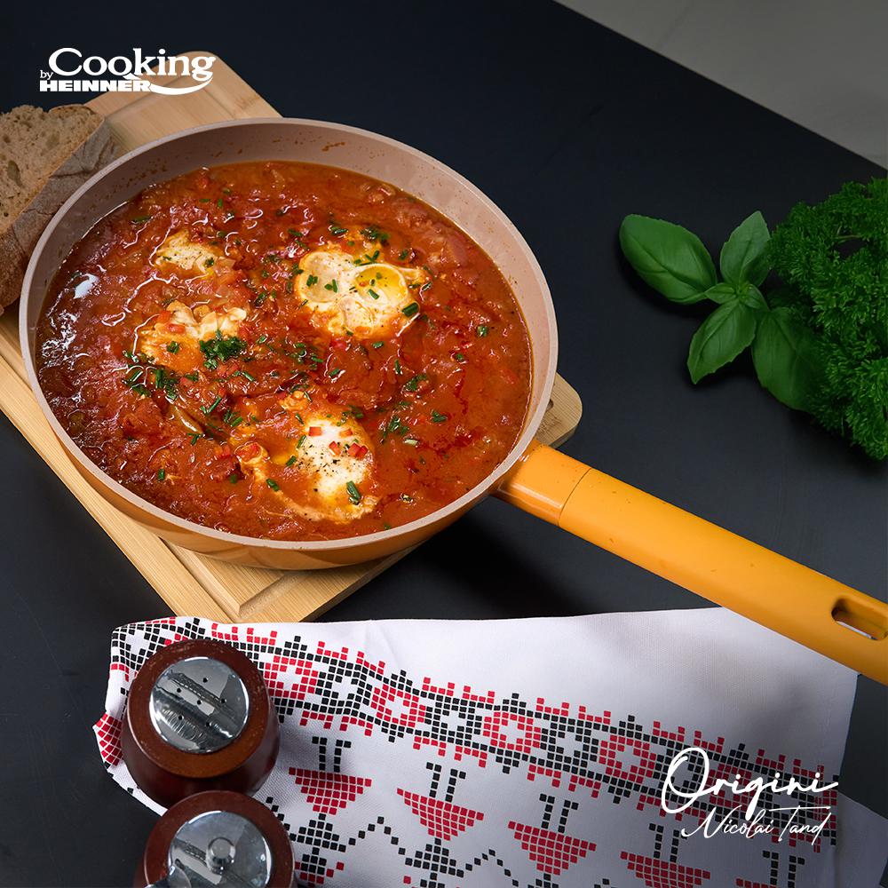 TIGAIE ALUMINIU TURNAT + CAPAC 26x5CM, NICOLAI TAND, ORIGINI, COOKING BY HEINNER [5]