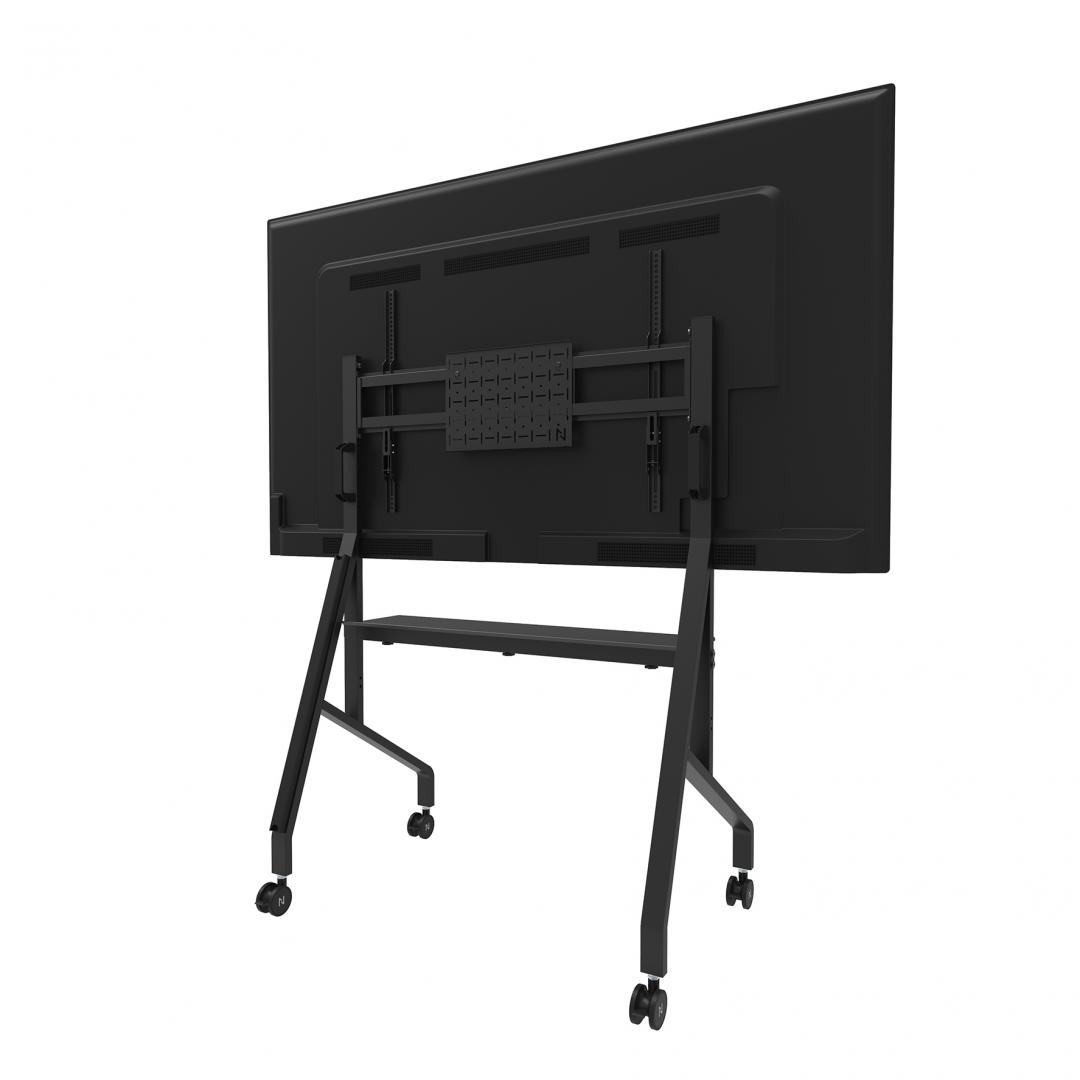 Stand mobil de podea Neomounts 55"-86" 76kg VESA 100x100 - 900x600 negru [1]