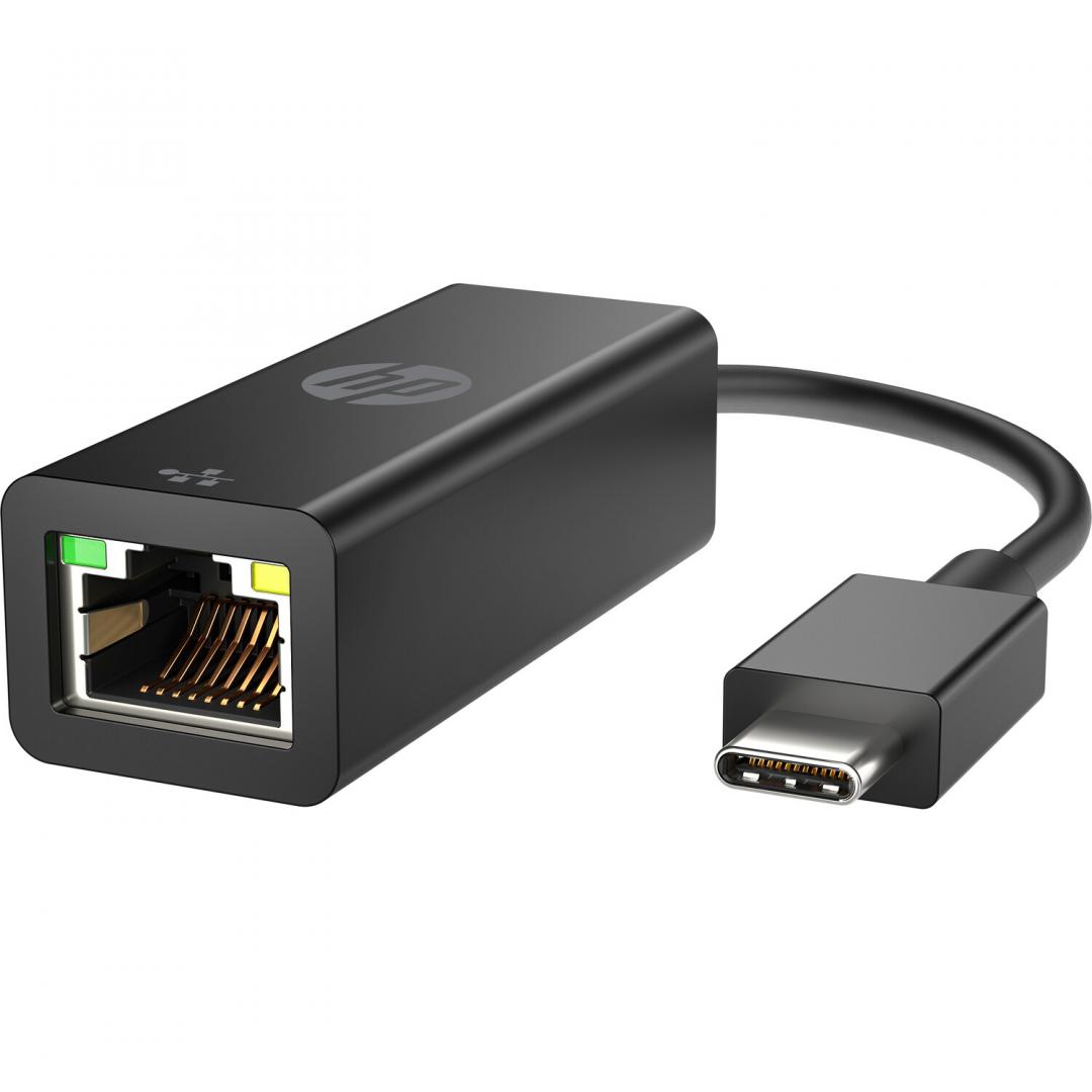 Alte accesorii - HP Adapter G2 USB-C to RJ45, Dimensiuni: 180 x 20,6 x 16,5 mm, Greutate: 0.02kg, Lungime cablu: 104 mm