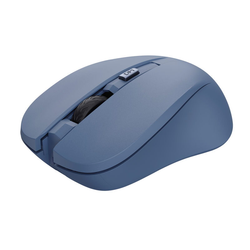 Mouse Wireless Trust Mydo, 1800 dpi, Albastru [2]