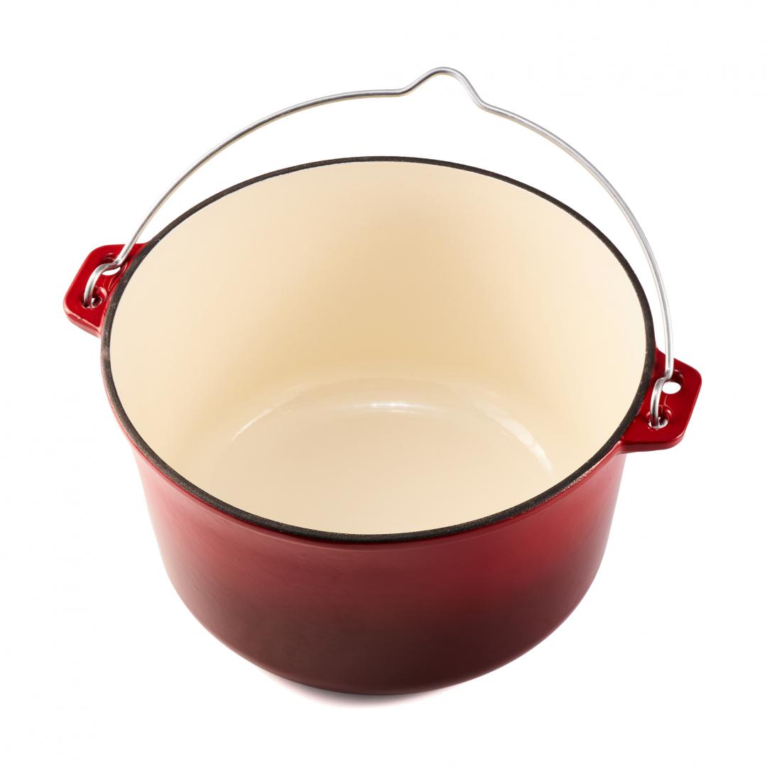 Oale si cratite - CEAUN DIN FONTA EMAILAT, 25 X 14 CM , 5 L, COOKING BY HEINNER