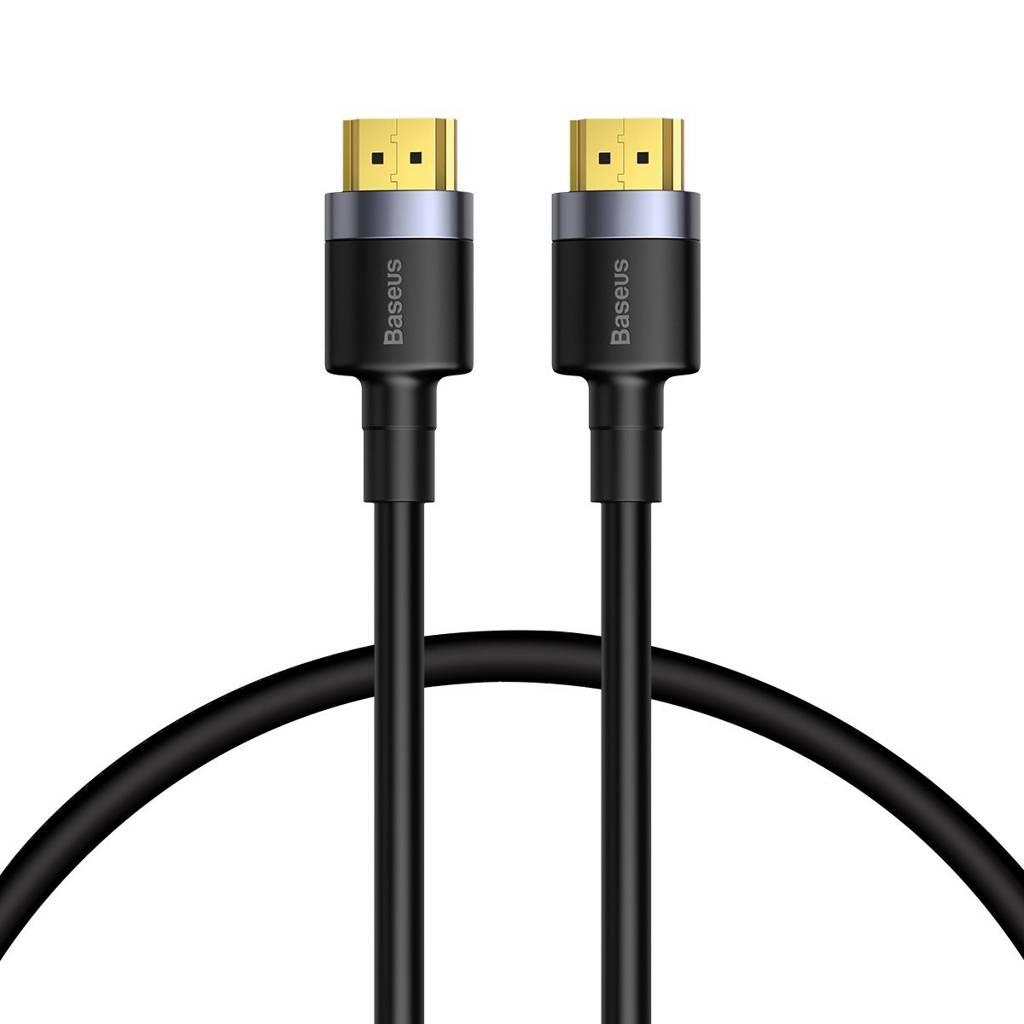 Cabluri periferice - Cablu Baseus Cafule, HDMI/ HDMI, 1 m, Negru