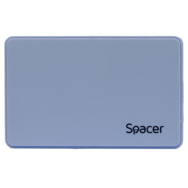 Hard Disk-uri externe - Rack ext. HDD/SSD 2.5" Spacer USB 3.0 albastru