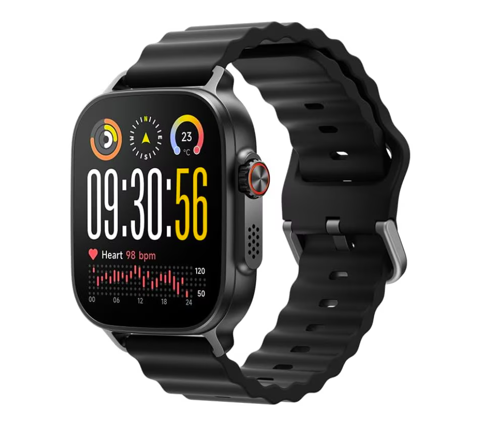 Realme Watch 5, Ecran AMOLED 1.97", NFC, GPS, IP68, Titanium Black [2]