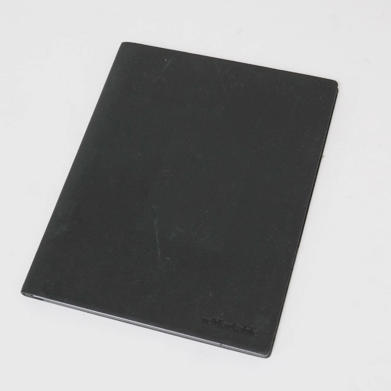 reMarkable 2 Paper Tablet with Marker Plus and Premium Leather Book Folio Black [2]