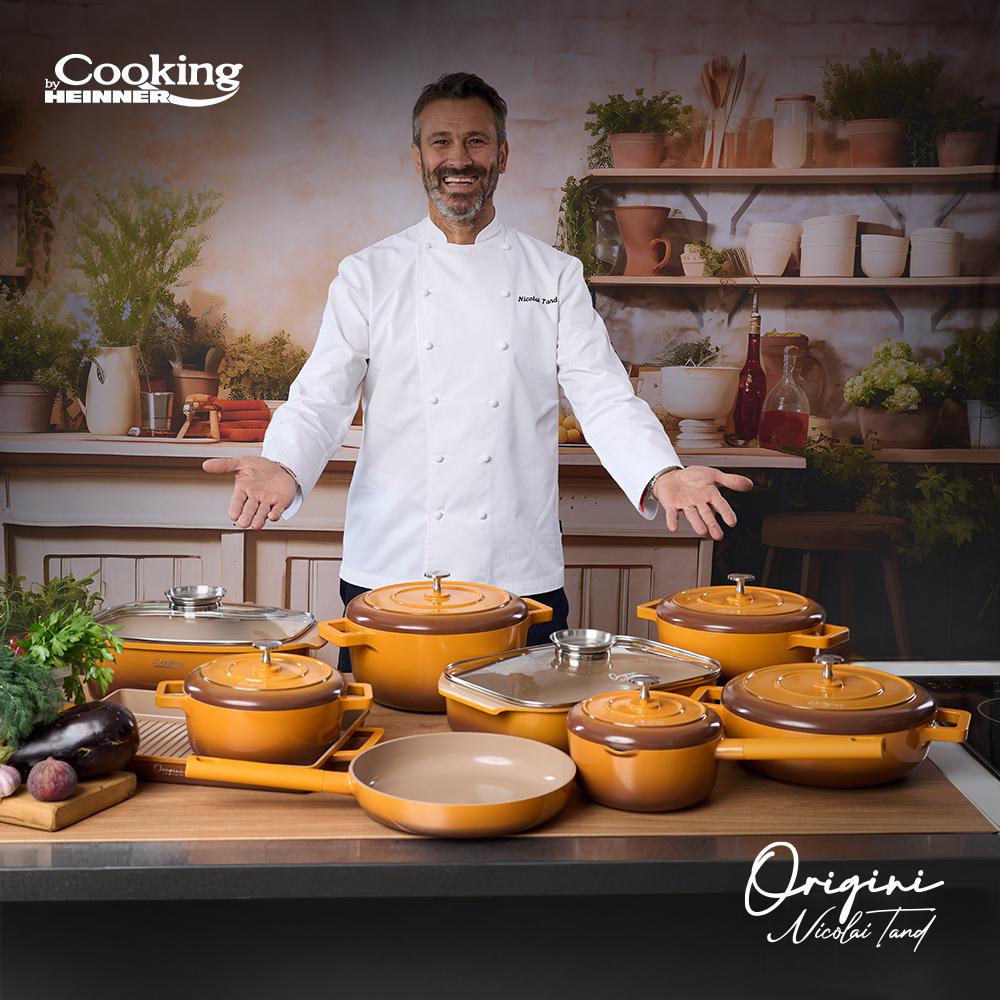 TIGAIE ALUMINIU TURNAT + CAPAC 26x5CM, NICOLAI TAND, ORIGINI, COOKING BY HEINNER [8]