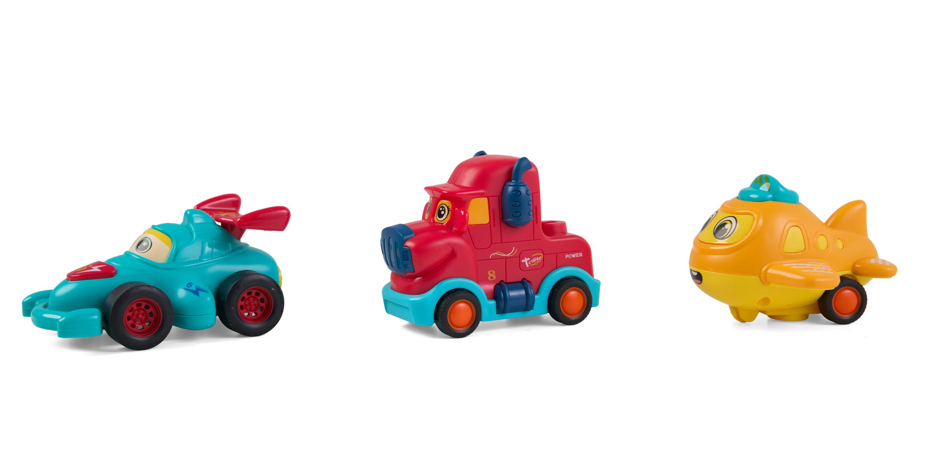 SET 3 VEHICULE ACTIONATE PRIN INERTIE, DIVERSE MODELE SI CULORI, MOMKI [1]