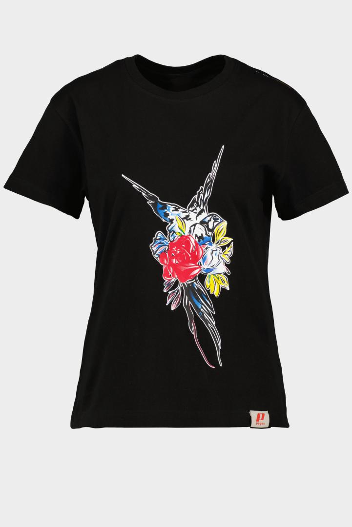 Imbracaminte si accesorii - TRICOU PASARE FLORI DAMA XS
