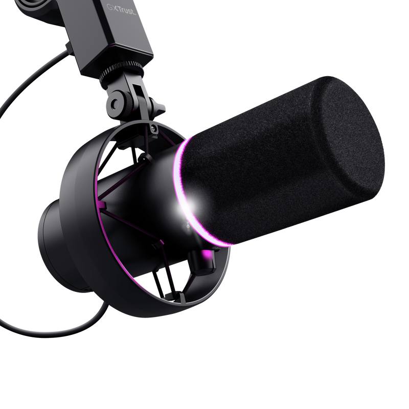 Microfon Trust GXT 255+ Onyx, tip Cardioid, USB, LED backlight [1]
