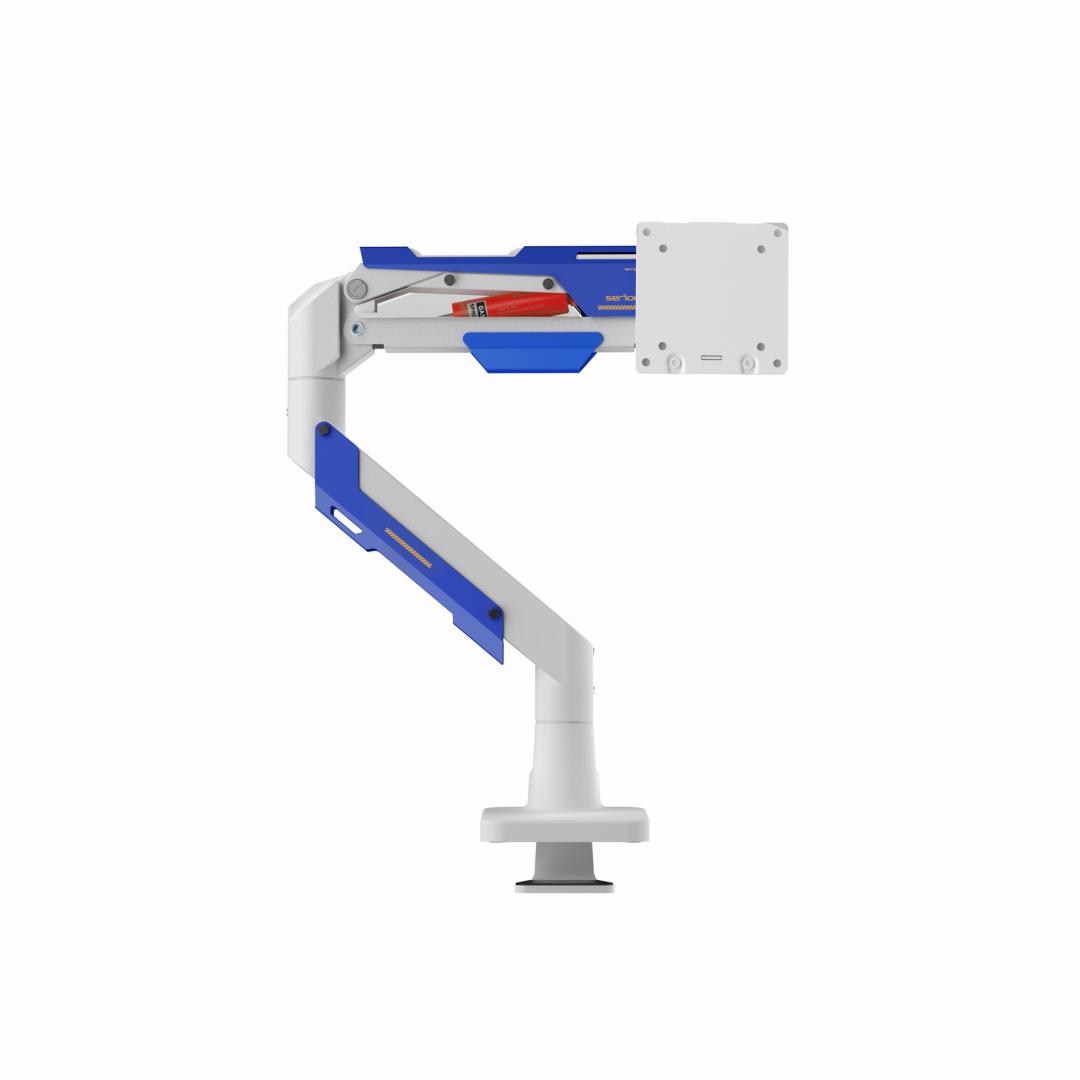 Suport monitor Serioux MM101-C012WH, arc cu gaz, compatibilitate dimensiune ecran 24"-57", greutate maximă suportata: 2~30 kg, VESA: 75x75, 100x100, 100x200, 200x100, 200x200, inclinare: +70°~-45°, pi [4]